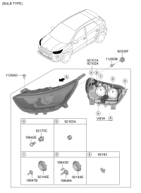 92101K8000-LAMP ASSY-HEAD,LH