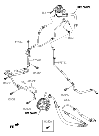 HOSE ASSY-P/S OIL PRESSURE