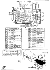 GV2A66762-COVER,MAIN FUSE BLOC