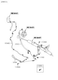 HOSE ASSY-P/S OIL PRESSURE