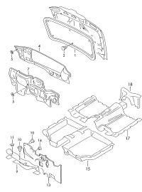 6Q0863835A-Damper assy-hood