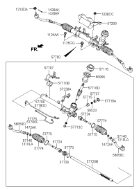 568202K050-End assy-tie rod, rh