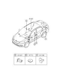 919803F000-GROMMET CLIP