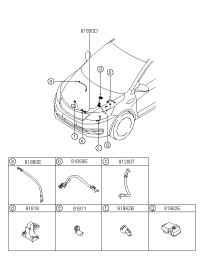 918504X020-WIRING ASSY-BATTERY