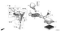1720168AA00-Case set, air cleane