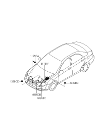 918500S020-WIRING ASSY-BATT(+)