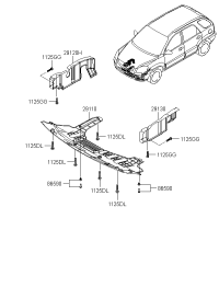 291101F000-UNDER BODY SKID PLAT