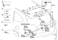 853910E060-NOZZLE, REAR WASHER
