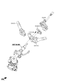 934103S130-SWITCH ASSY-LIGHTING & T/SIG