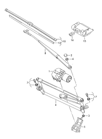 L5KD955023-Holder, w/wiper motor