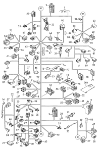 1K0937545L-BRACKET-ENGINE SUPP*
