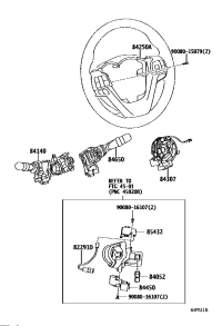 8465208040-SWITCH ASSY, WINDSHIELD WIPER