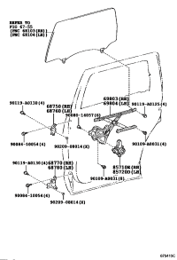 687500C020-HINGE ASSY, REAR DOOR, UPPER RH
