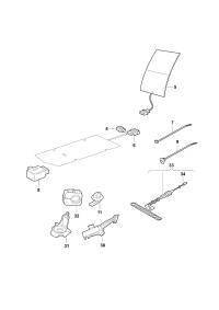 1K0959772-Control unit, seat heater