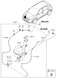 98621G5000-RESERVOIR ASSY-W/SHLD WASHER