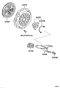 312300D012-BEARING ASSY, CLUTCH RELEASE