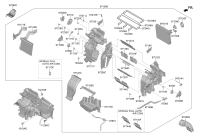 97205J1210-HEATER & EVAPORATOR ASSY