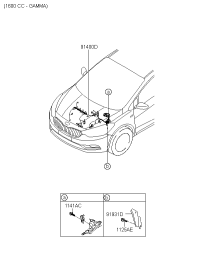 91400B5011-WIRING ASSY-CONTROL