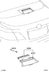 8100606050E2-LAMP SET, STOP CENTER