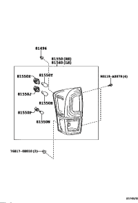 8155004180-LAMP ASSY, REAR COMBINATION, RH