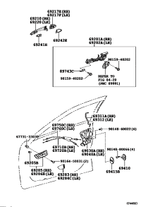 6903042221-LOCK ASSY FR DOOR