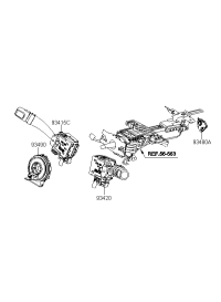 934103K520-SWITCH ASSY-LIGHTING & T/SIG
