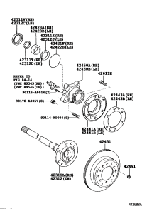 423110C010-SHAFT SUB-ASSY RR