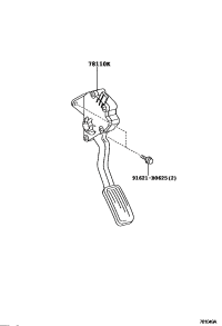 7811033020-PEDAL ASSY, ACCELERATOR