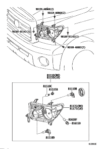 811100C070-HEADLAMP ASSY, RH