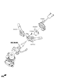 934901W110-CONTACT ASSY-CLOCK SPRING