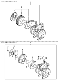 0K2FA61450-COMPRESSOR ASSY