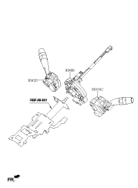 934202L201-SWITCH ASSY-WIPER & WASHER