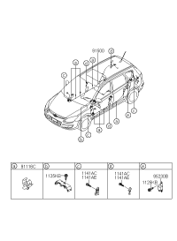 915001Z040-WIRING ASSY-FLOOR