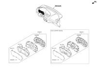 940034X530-CLUSTER ASSY-INSTRUMENT