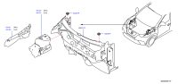 F41205RFMA-HOUSING ASSY-FRONT STRUT,RH