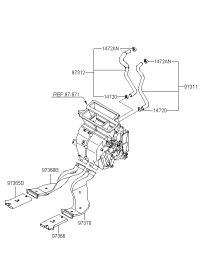 973101E000-Hose, heater