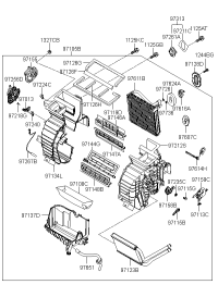 972051E461-HEATER & EVAPORATOR ASSY