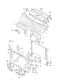 L8R0805607A-BRACKET H/L LH-TOUAREG 2010