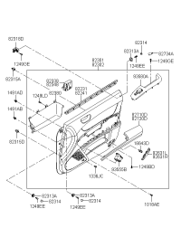 823020R000KZ-PANEL COMPL-FR DR TRIM RH