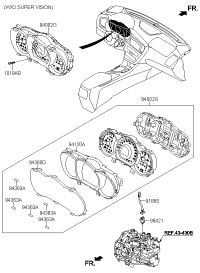 940034M080-CLUSTER ASSY-INSTRUMENT