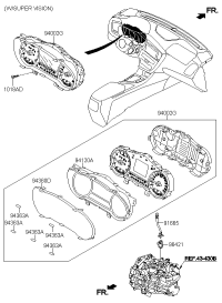 940134M200-CLUSTER ASSY-INSTRUMENT