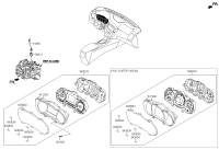 940434M070-CLUSTER ASSY-INSTRUMENT