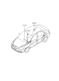 917000M010-WIRING ASSY-AIR BAG