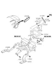 970103R000-DUCT ASSY-RR VENT