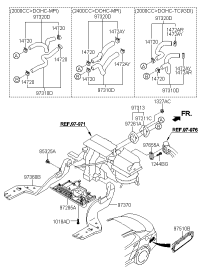 973114M500-HOSE ASSY-WATER INLET