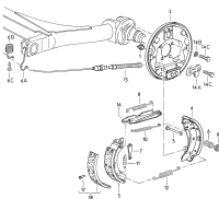 1H0698545A-Set of retainer for brake shoe