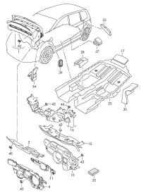 7N0863831-Damper assy-hood