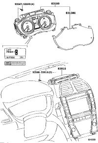 8380033J50-METER ASSY, COMBINATION