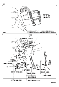 5590233491-PANEL SUB-ASSY, AIR CONDITIONER