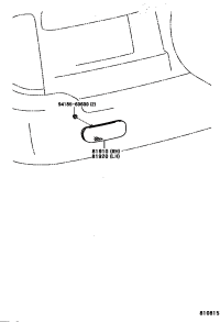 8191060110-LENS, REFLEX REFLECTOR, REAR LH, RH/LH